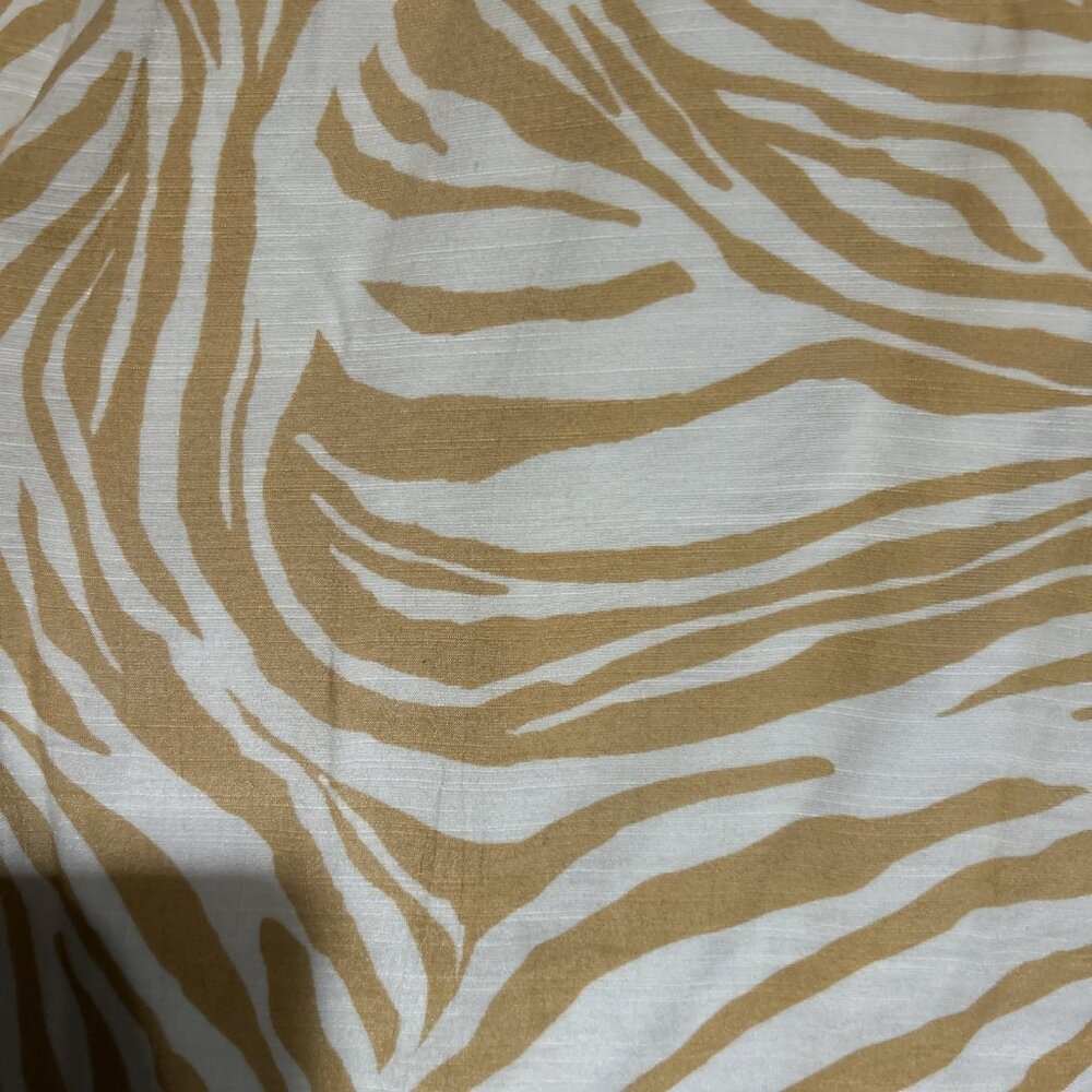 Animal Print Boho Tribal XXL Maxi Dress Flowy Beach Cruise Vacation Tan 9 West - Picture 10 of 15
